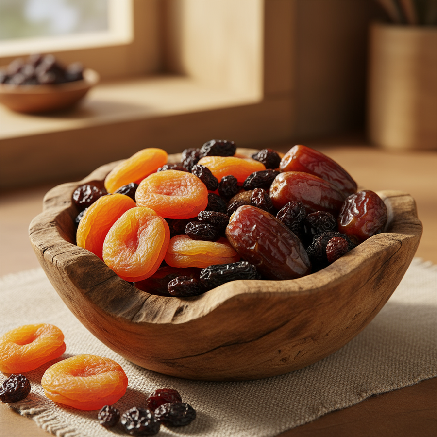 Қуритилган мева ва ёнғоқлар