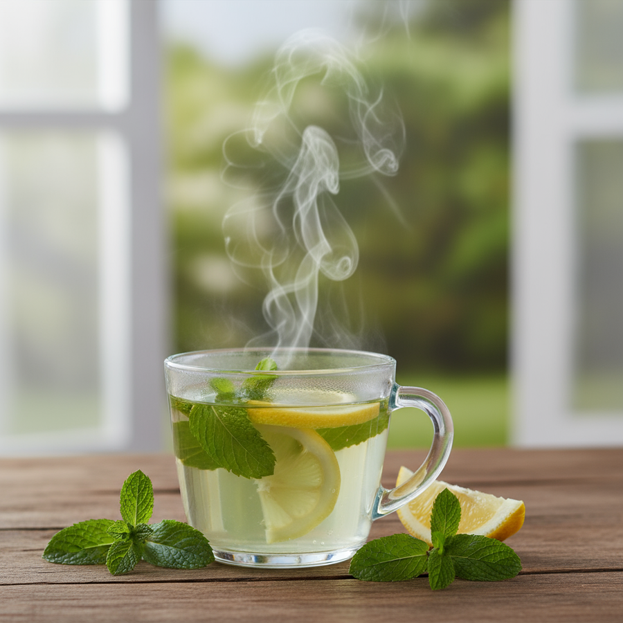 Кўк чой ва япроқлар